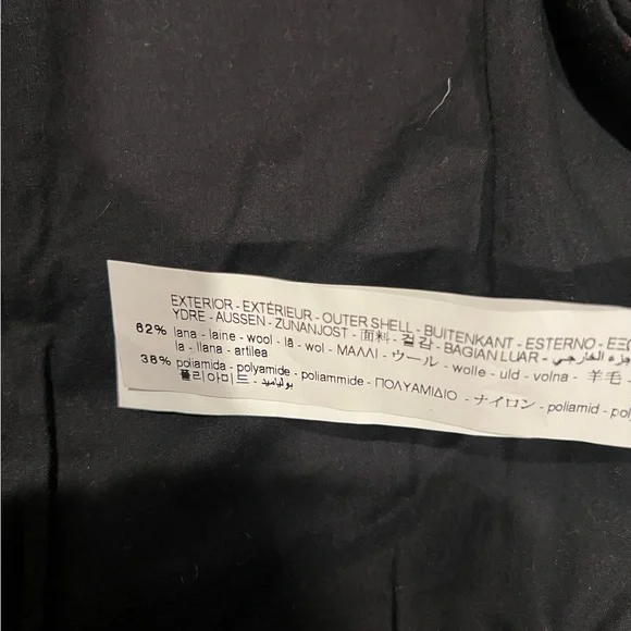 Zara red girls wool coat - Picture 5 of 5